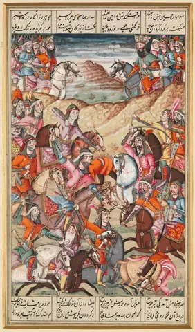 Garami seizes the Iranian standard but is killed