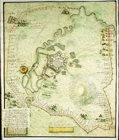 Neuhäusel in 1685