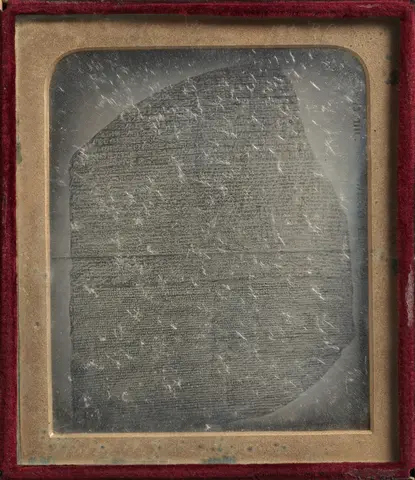 [Copy of the Rosetta Stone]
