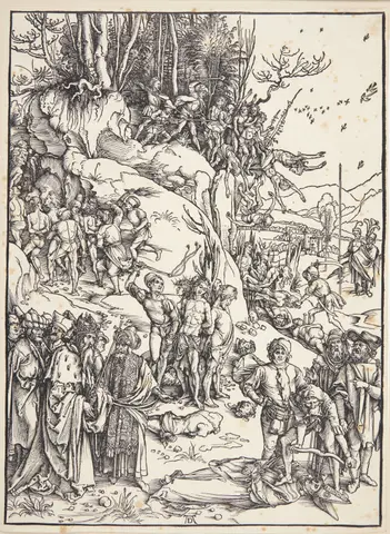 The martyrdom of the ten thousand