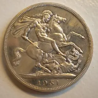 Mindemønt - 5 shillings - Festival of Britain crown piece - 1951