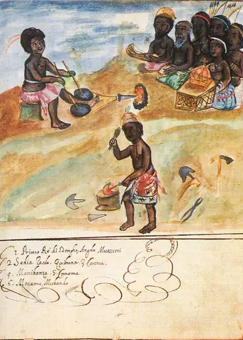 Iron-working, Angola, ca. 1650s
