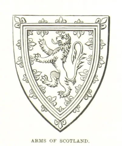 heraldry from "A History of the Battle of Bannockburn fought A.D. 1314, with notices of the principal warriors who engaged in that conflict ... With map and armorial bearings".