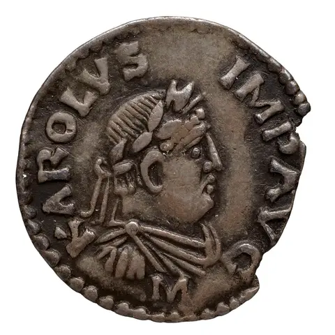 Charlemagne denier Mayence 812 814