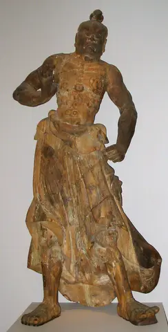 Kongorikishi statue from 14th century Japan