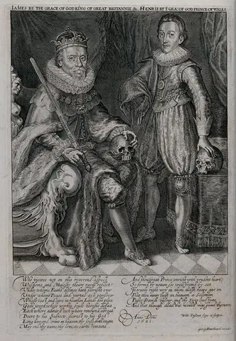 King James I of England and Henry, Prince of Wales