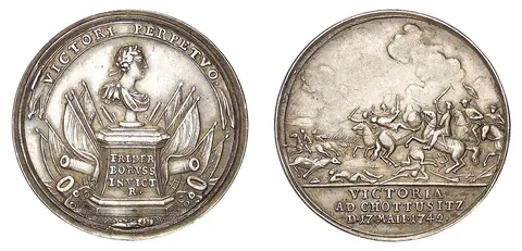 Kittel, Georg Wilhelm- Schlacht bei Chotusitz - Münzkabinett, Berlin - 5526294