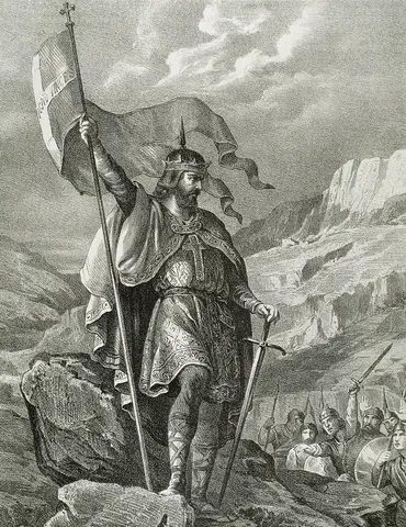 Pelagius of Asturias engraving