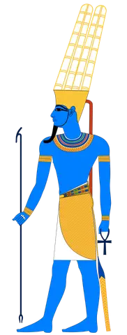 Amun post Amarna (azure skin color)