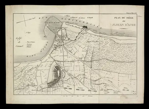 Plan du siège de St. Jean d'Acre