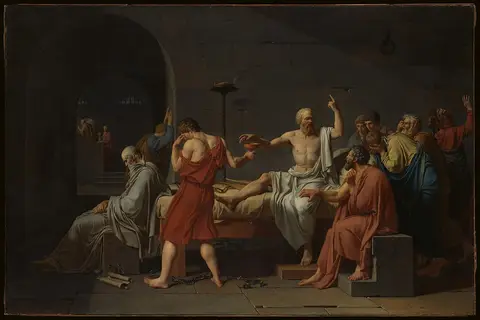 The Death of Socrates MET DP-13139-001