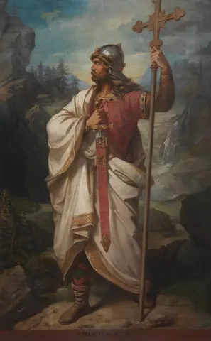 Don Pelayo, rey de Asturias
