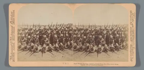 Royal Munsters Fusiliers - a bristling British Front - Boer War, South Africa