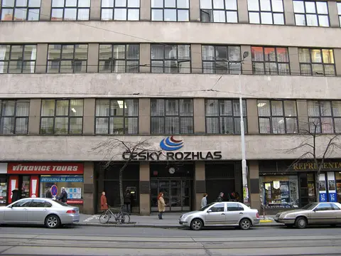 Cesky rozhlas Vinohradska vchod