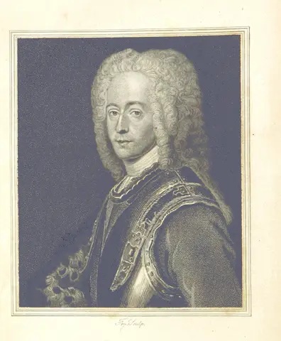 portrait from "[Memoirs of the Rebellion in 1745 and 1746; ... containing a narrative of the progress of the Rebellion ... to the battle of Culloden; the characters of the principal persons engaged in it; and ... an account of the sufferings ... experienced by the author ... Translated from a French MS., ... now in the hands of the Publishers.]".