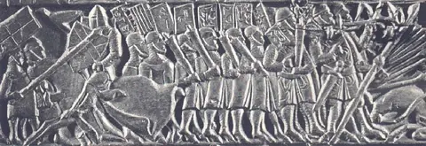 Goedendag on chest of Kortrijk