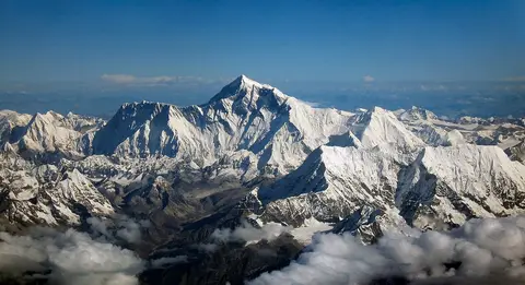 Mount Everest as seen from Drukair2 PLW edit