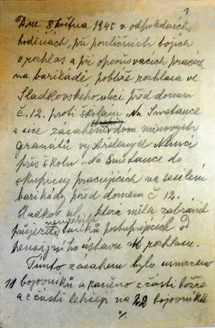 Ocenasek Obrana Rozhlasu 1945