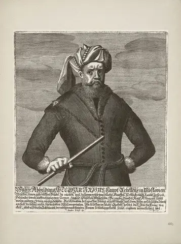 Stepan Razin, German portrait