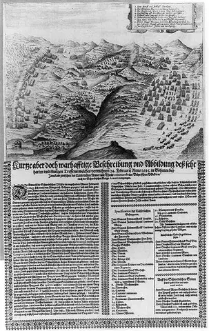 Kurtze aber doch warhafftige Beschreibung und Abbildung dess sehr harten und blutigen Treffens welches verwichnen 24. Februarij Anno 1645 in Böhmen bey Janckaw zwischen der Käiserlichen LCCN2016647021