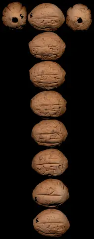 Cuneiform bulla: label