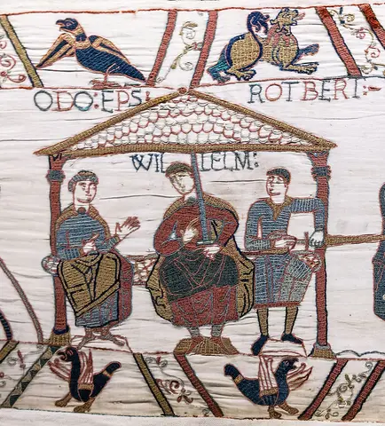 Bayeux Tapestry scene44 William Odo Robert