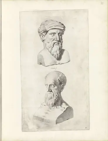 Bustes van Antisthenes en Cleisthenes