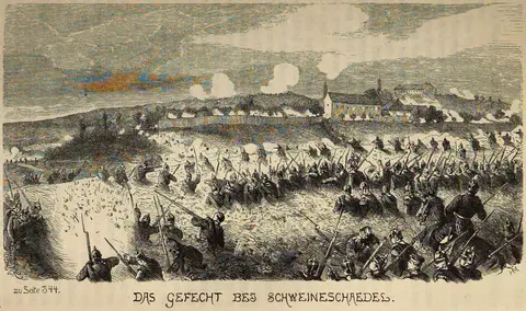 Battle of Schweinschädel, 29 June 1866