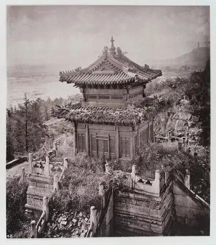 The Bronze Temple, Yuen-Ming-Yuen (Old Imperial Summer Palace), at Wan-Show-Shan, Peking, Pechili Province, China