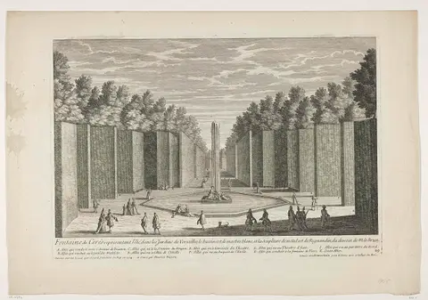 The Ceres Fountain in the Gardens of Versailles
