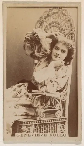 Genevieve Rollo, from the Actresses series (N245) issued by Kinney Brothers to promote Sweet Caporal Cigarettes