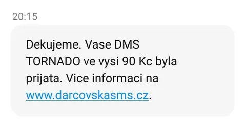 Potvrzení DMS TORNADO 2021-07-03