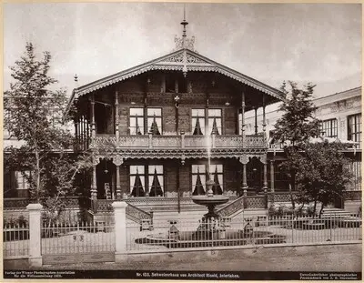 Schweizerhaus von Architekt Risold, Interlaken; Weltausstellung Wien 1873