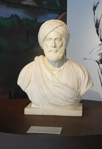 Bust of Ibn Battuta at Ibn Battuta museum