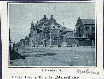 La caserne : sterke Piet sifflote la "Marseillaise"