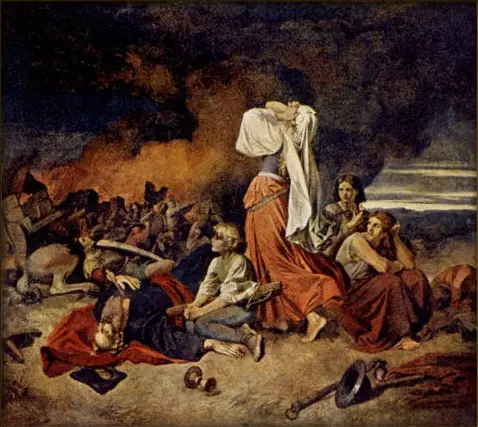 Josef Matyáš Trenkwald - Bitva u Lipan 30.května 1434