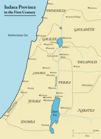 Galilee to Judea