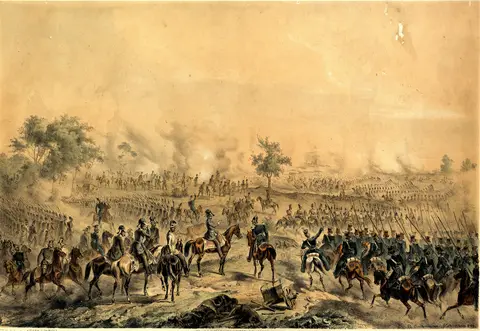 Battle of Pered on 20-21 June 1849 (Bachmann-Hohmann)
