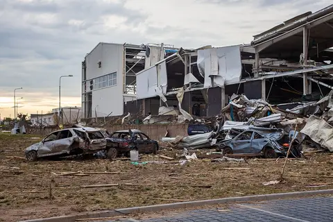 Lužice after 2021 South Moravia tornado strike (51)