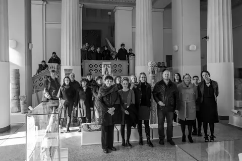 Employees and activists of the National Museum of Bosnia and Herzegovina
