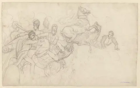 Study for The Battle of Waterloo