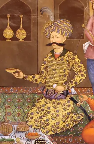 Sultan Abbas I, Chehel Sotoun, 1647 painting