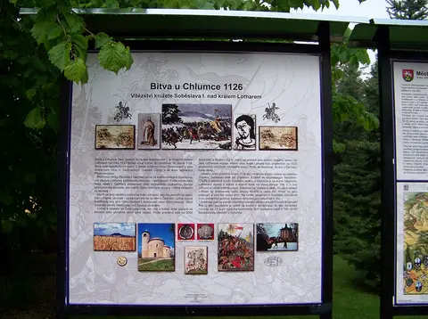 Chlumec (UL), bitva u Chlumce 1126, infotabule