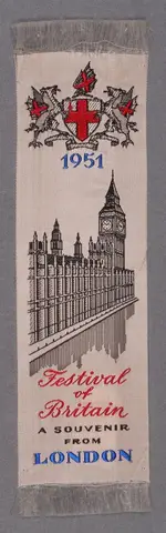 Seidenbild "Festival of Britain 1951"