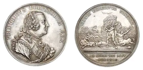 Barbiez, Ludwig Heinrich- Schlacht bei Soor - Münzkabinett, Berlin - 5527764