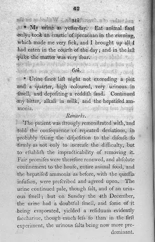 J.Rollo, Cases of the Diabetes Mellitus