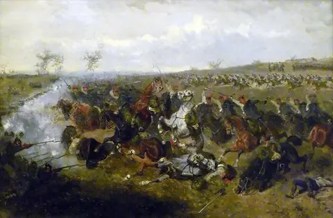 Das Gefecht von Schweinschädel (A. Bensa 1866)