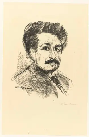 Portret van Albert Einstein