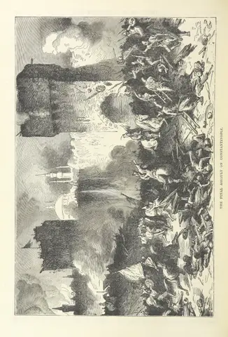 Fall of Constantinople from "[Cassell's Illustrated Universal History.]".