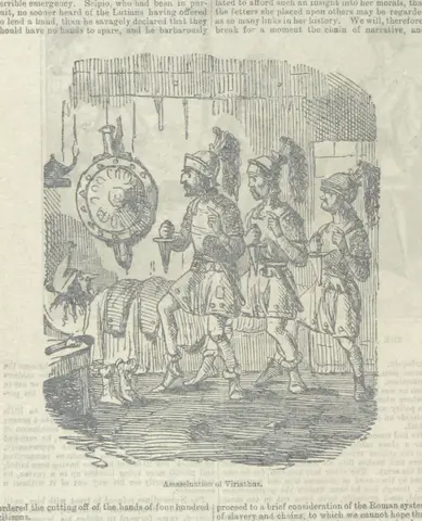 Assassination_of_Viriathus from "Dicks' English Library of Standard Works: containing ... novels and stories, etc. (Edited by P. B. St. John.) no. 1-26".